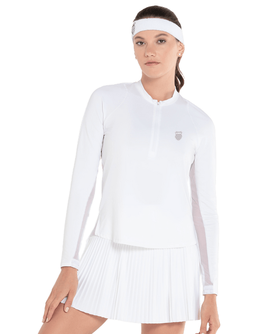 K-Swiss EXCEL ZIP L/S WHITE