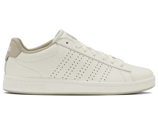 K-Swiss COURT BASE II SNOW WHITE/LIGHT GRAY/PEYOTE