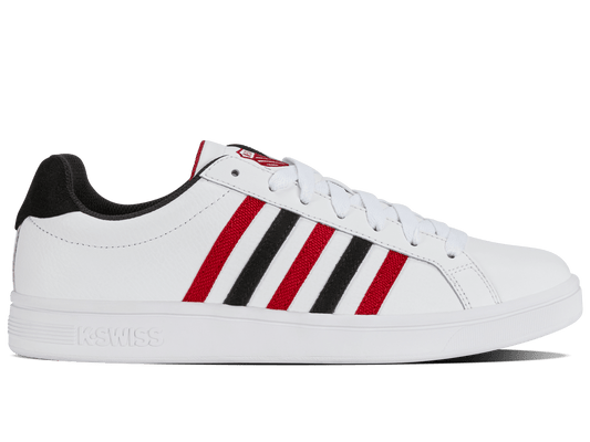 K-Swiss COURT TIEBREAK WHITE/JESTER RED/BLACK
