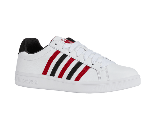 K-Swiss COURT TIEBREAK WHITE/JESTER RED/BLACK